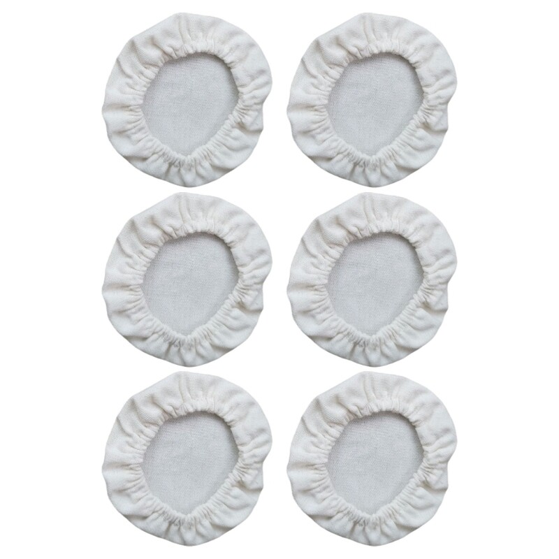6pcs Cotton Covers for Sourdough Jar Elastic Starter Cloth Fermentation Tool