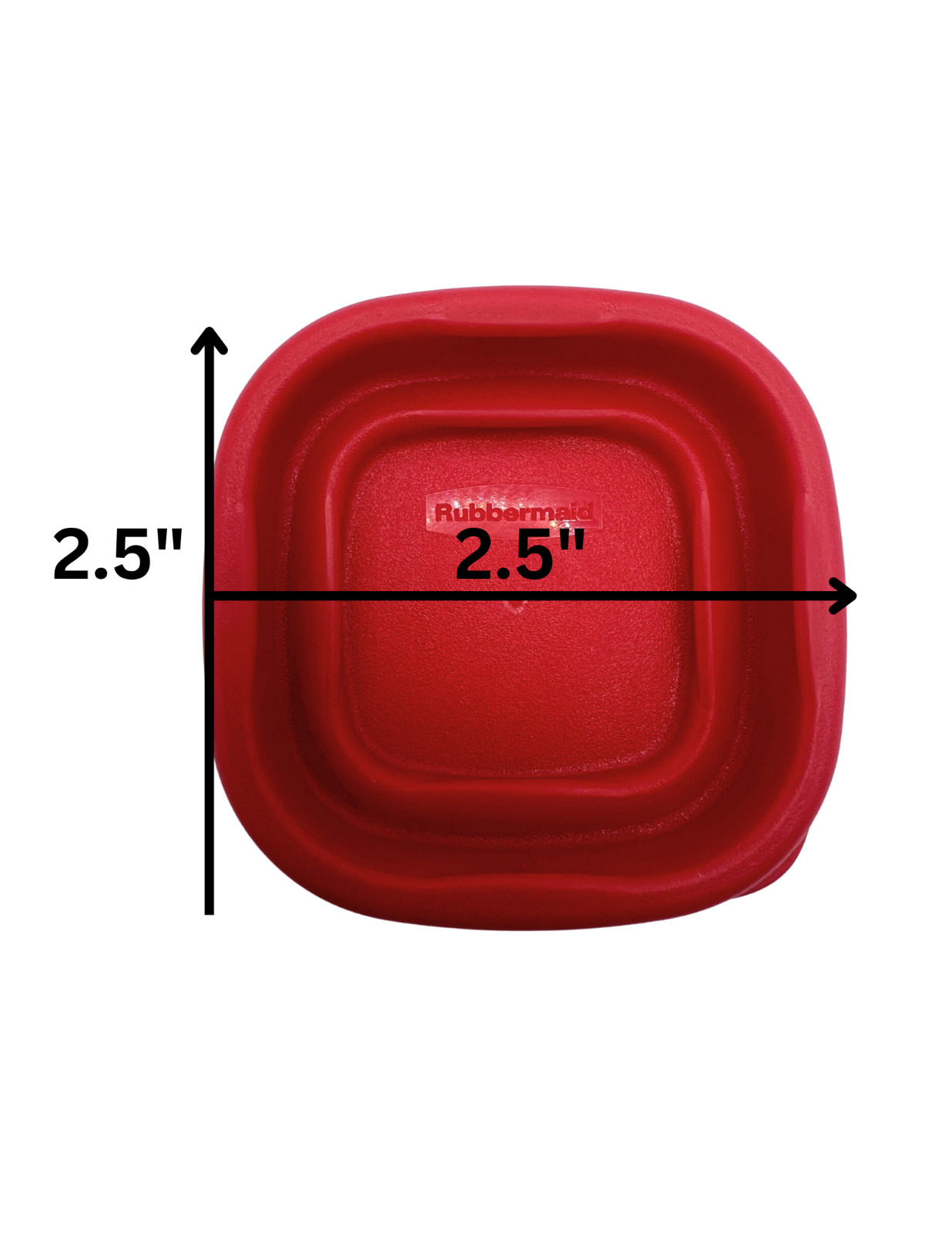 Rubbermaid Food Storage Replacement Lids 0.5 Cup Red 2.5″x2.5″ 10 Pack 7J54 NEW!
