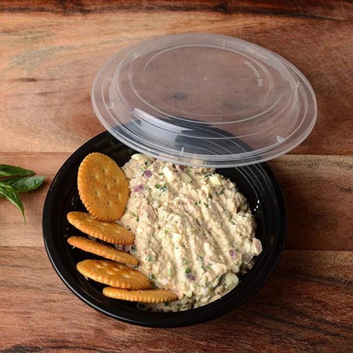 150 Set Meal Prep 32 oz Reusable Microwaveable Round Food Containers With Lids
