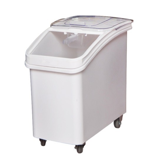 Prepline 27 gal Mobile Ingredient Storage Bin – 680 Cup Capacity with Sliding Li