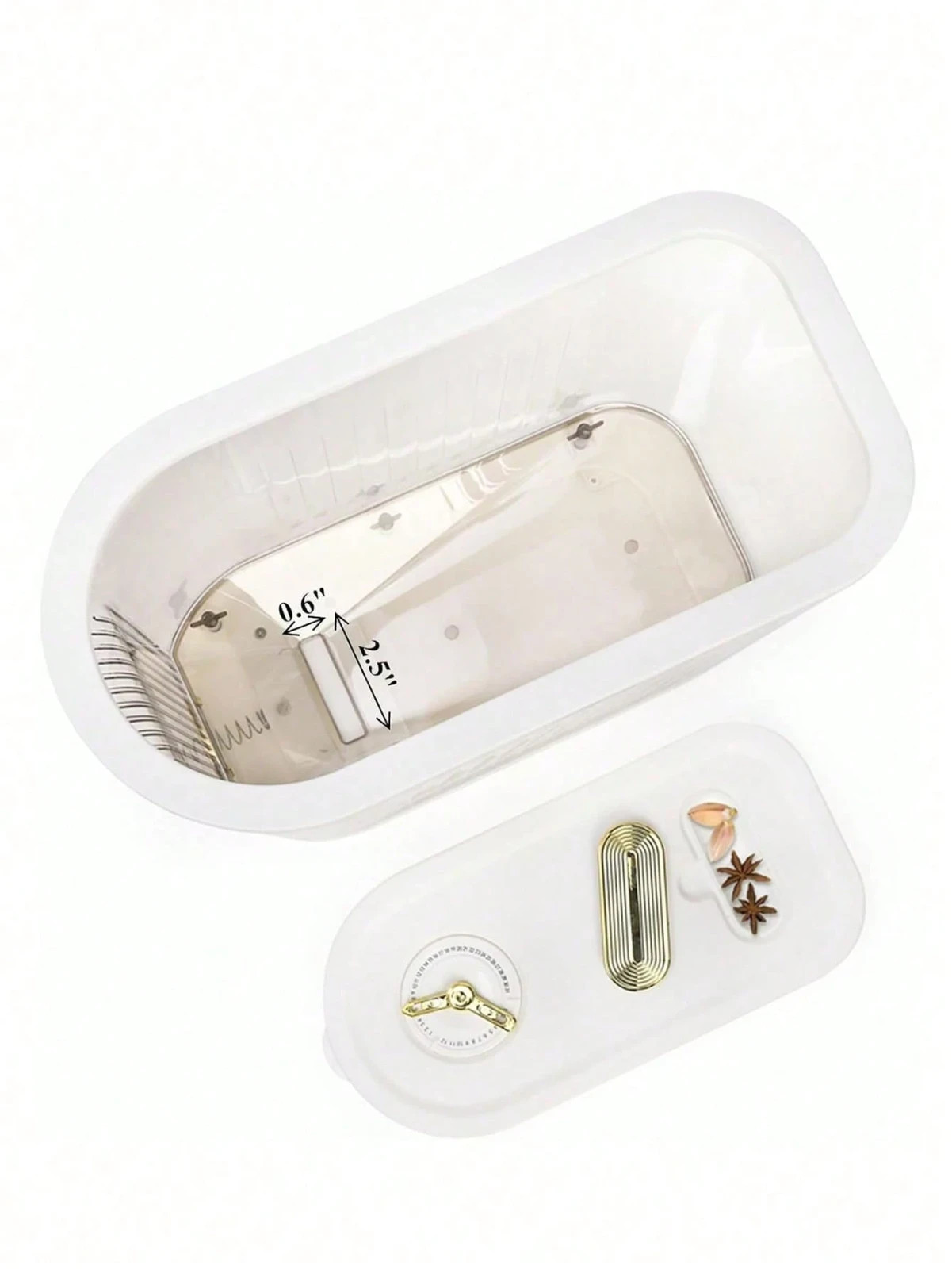 New Rice Dispenser Lid & Measuring Cup Moisture-Proof Kitchen Storage