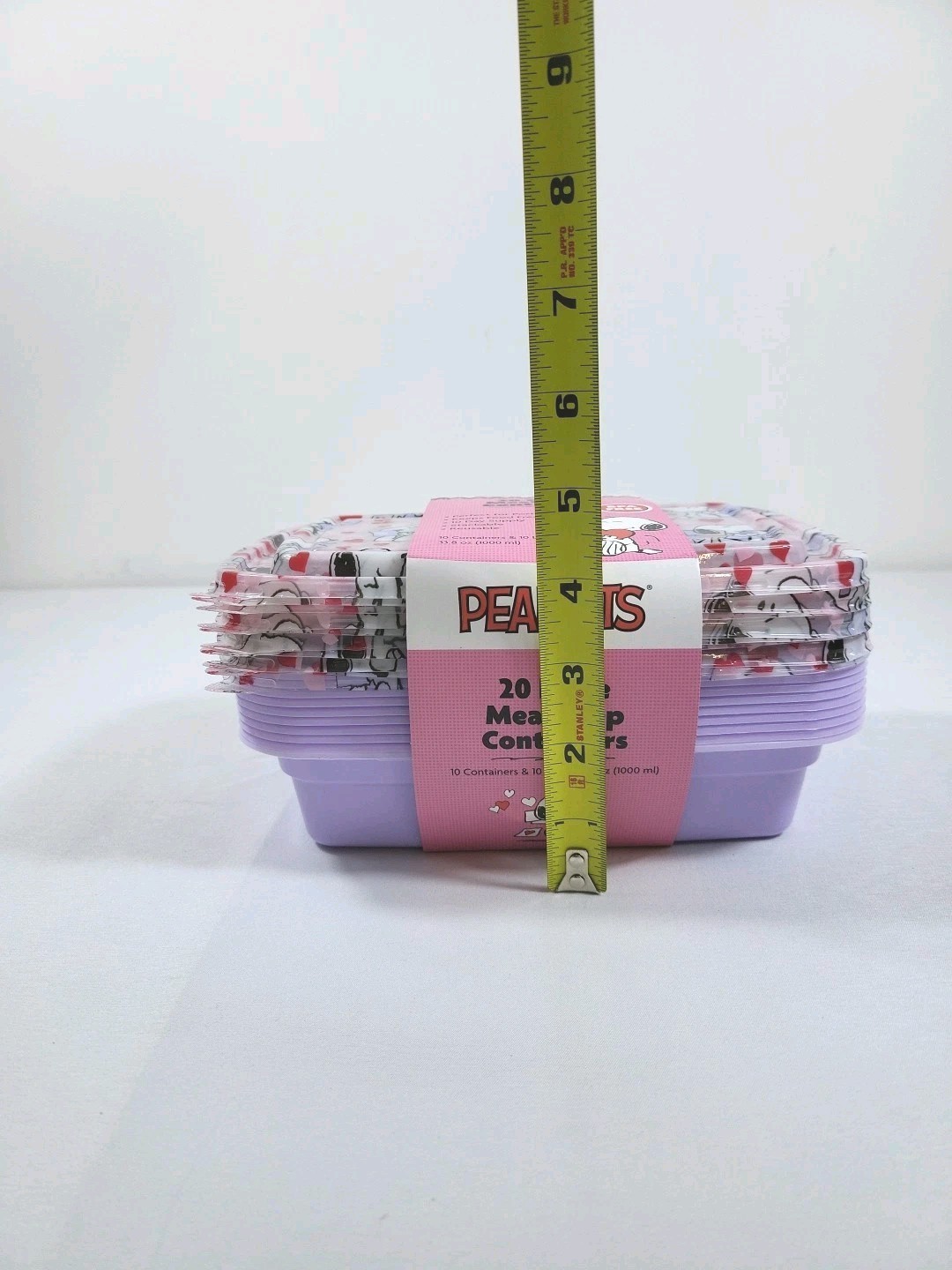 Peanuts New 2026 20 Piece Meal Prep Containers Snoopy Valentine’s Day Theme