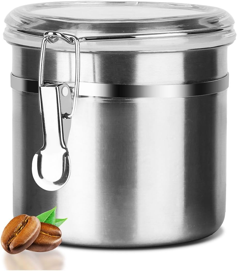 Stainless Steel Food Container with Clear Lids Airtight Container Stackable Smal