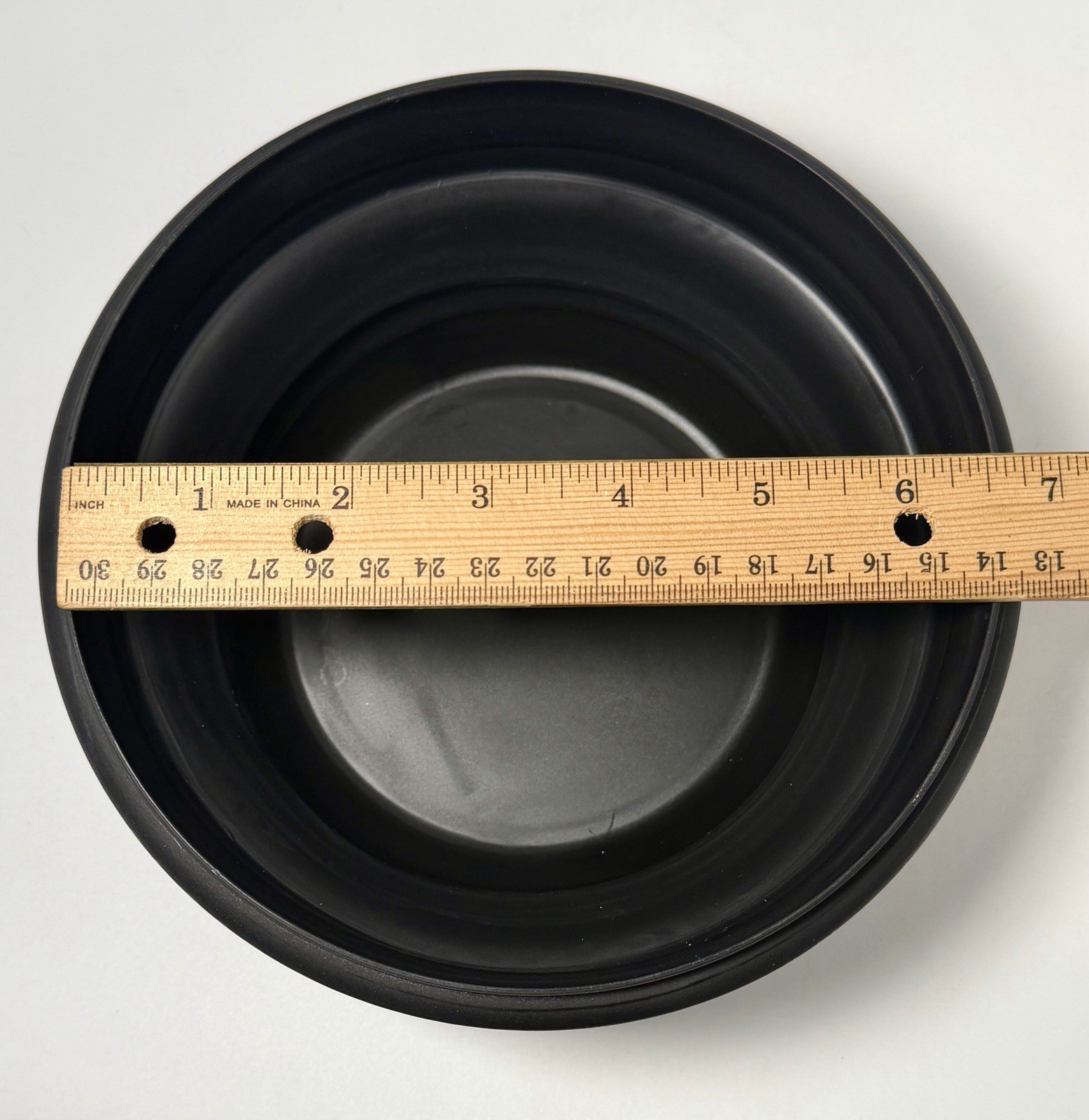 Mud Pie Collapsible Storage Bowls Keep Store 7″ With Lids Black and White NEW
