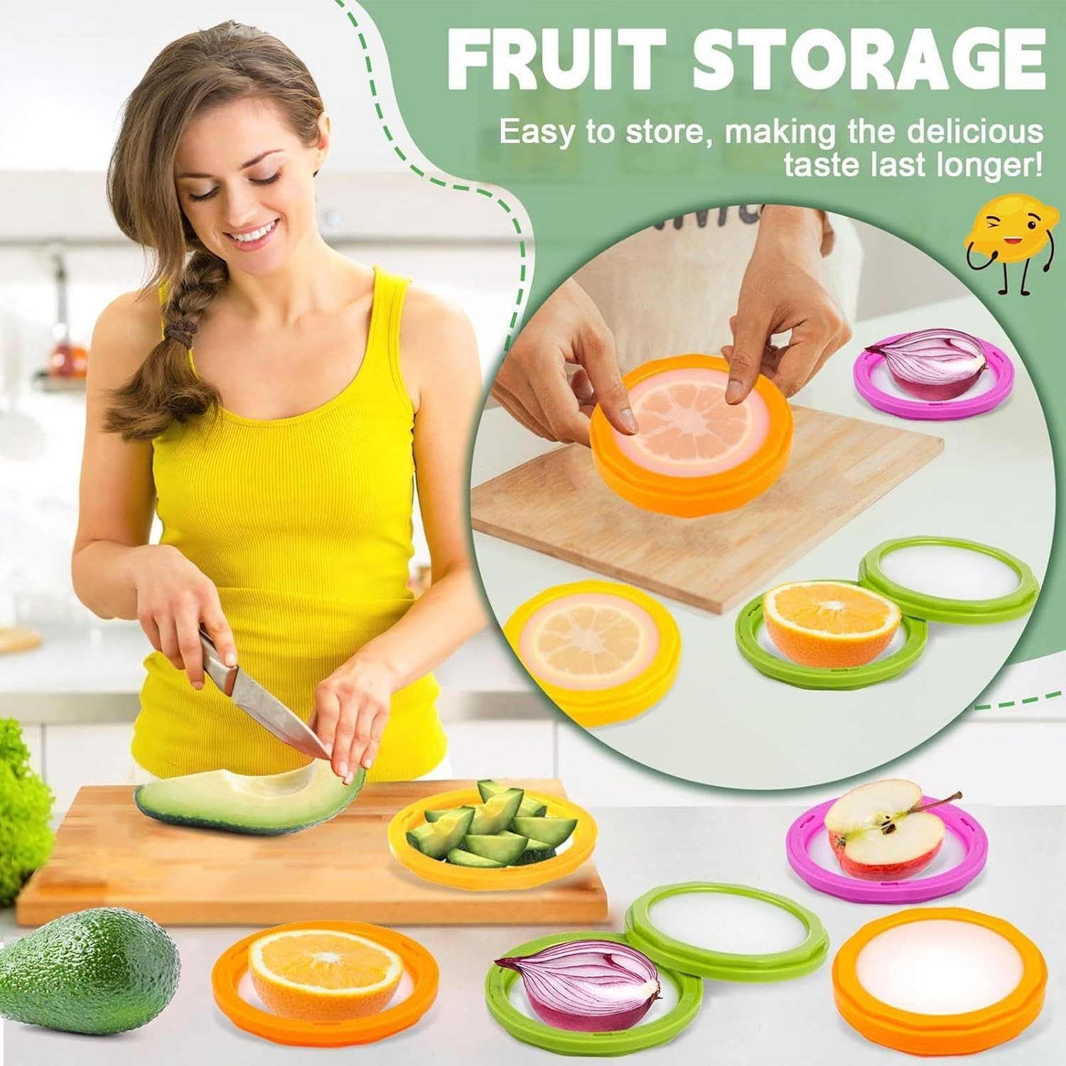 Airtight Odor-proof Produce-friendly Fruit and Vegetable Fresh-Keeping Container