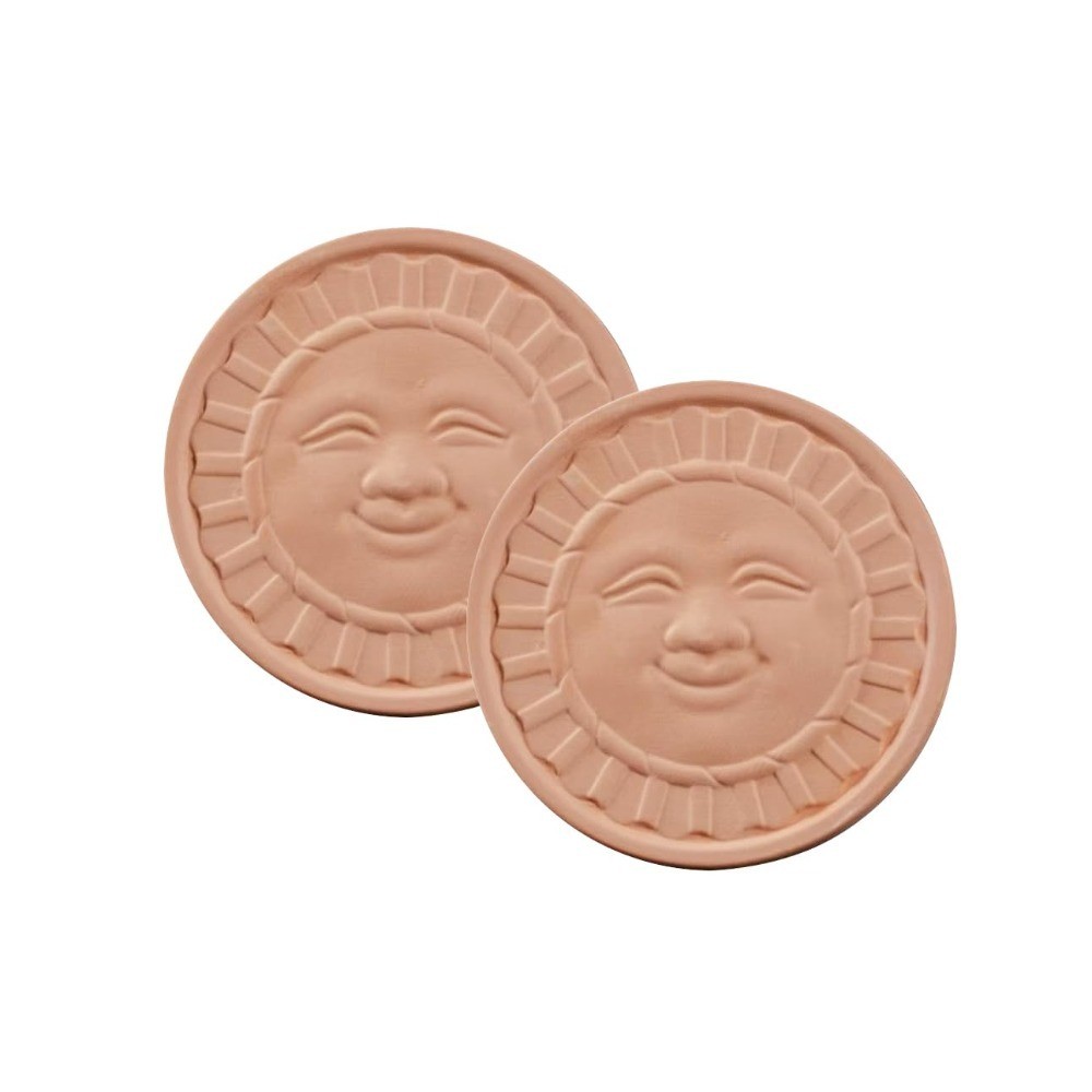 Terracotta Brown Sugar Saver 2 Pack, Moisture Keeper Disc for Storage