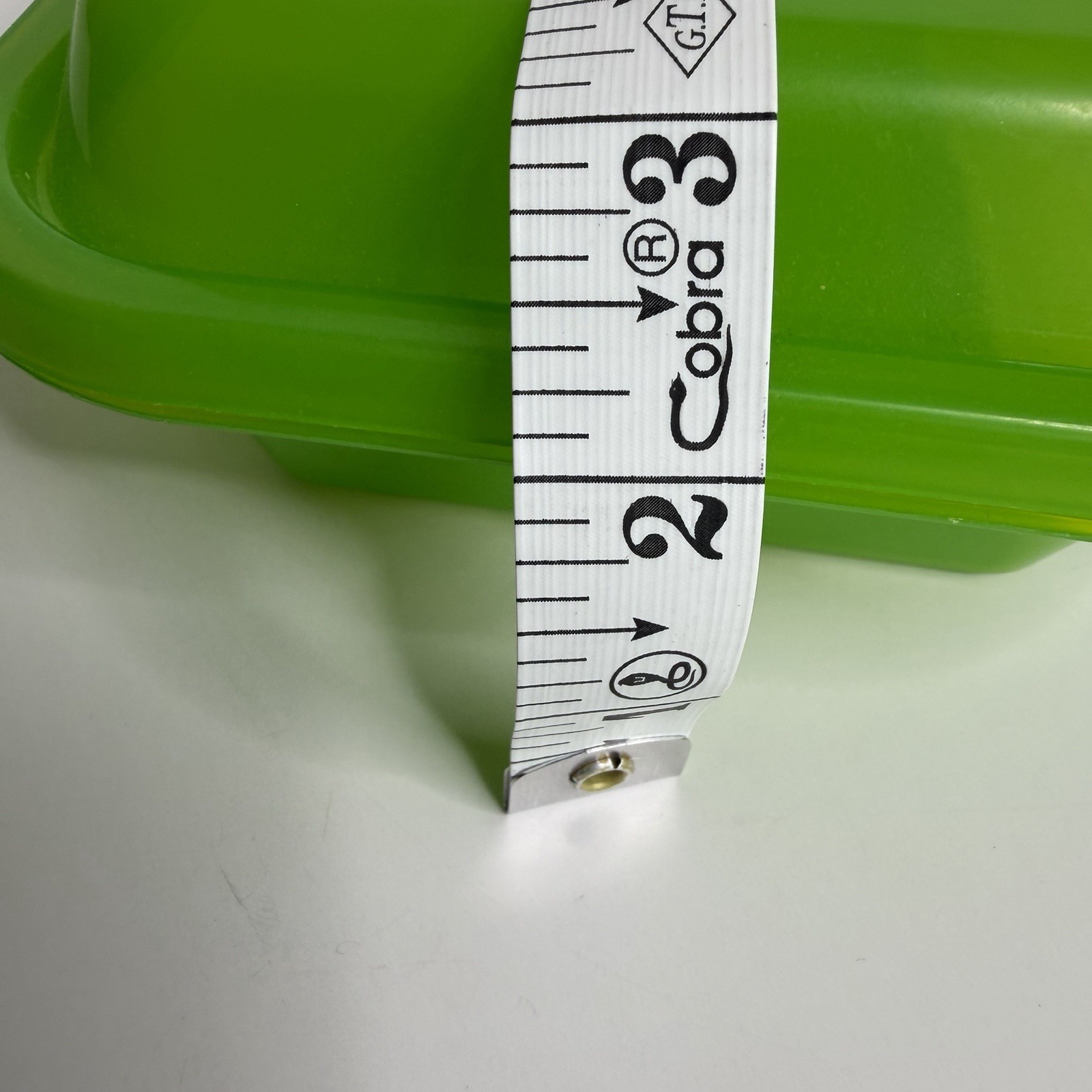 BPA FREE-NSF-OZZI Reusable Containers Heavy Duty Plastic Snap Lid Green 9″x6″x3″