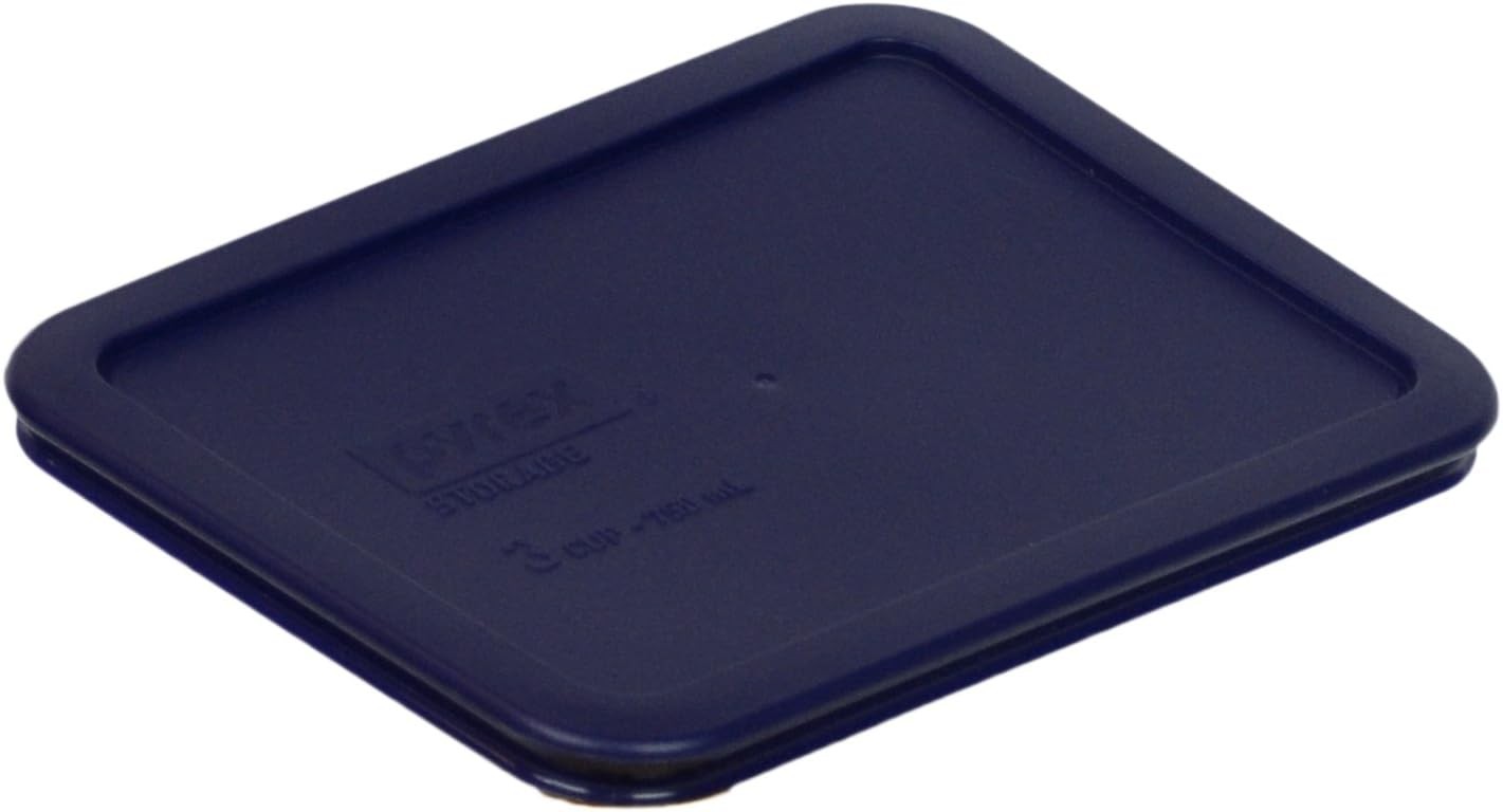 3-Cup Blue Food Storage Replacement Lid 2-Pack USA