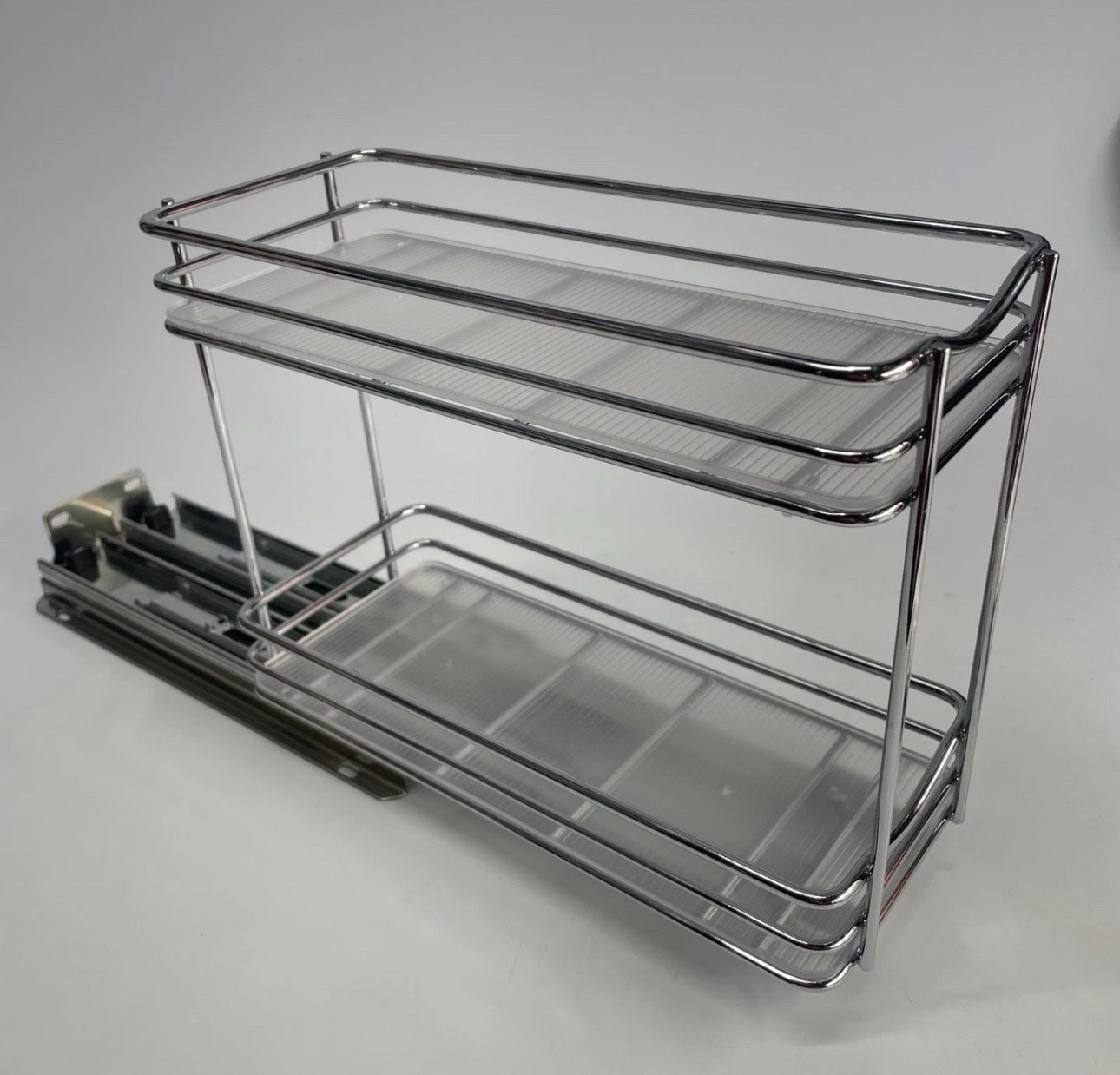 Lynk Professional Slide Out Double Spice Rack Upper Cabinet Organizer – 4″