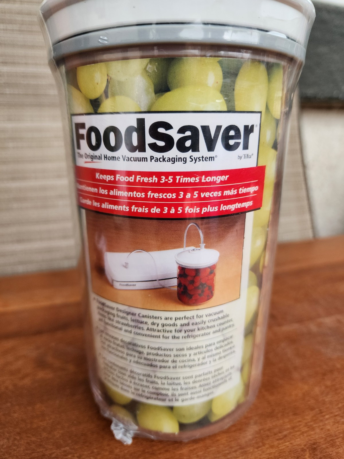 FoodSaver Vacuum Pack System 1 Quart Canister Keep Food Fresh New
