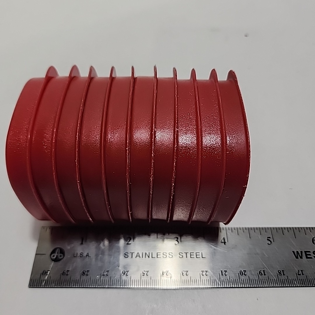 Set Of 10 – Rubbermaid Red Plastic Lid / 2.5″ Replacement Stackable 7J54