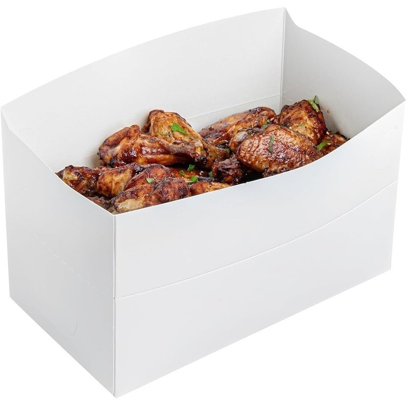 Fast Top Paper Takeout Container 71oz Leak Proof Durable Food Box Meals New