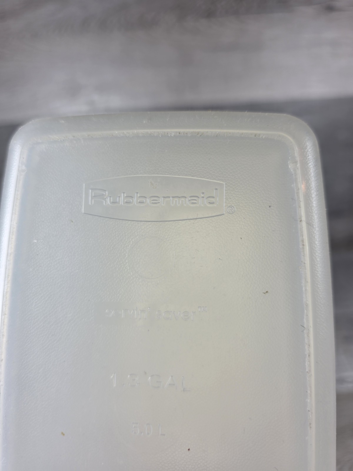 Vtg Rubbermaid Servin Saver 21 C/ 1.3 Gal / 5.0L Dry Food Storage Container b30