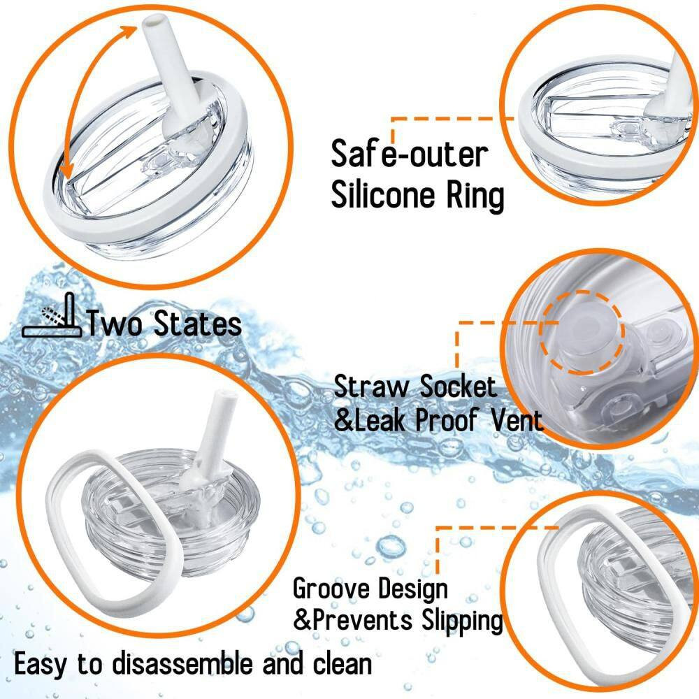 40 Oz. Spill-Proof Design Replacement Food Storage Lids Only for Stanley Quenche