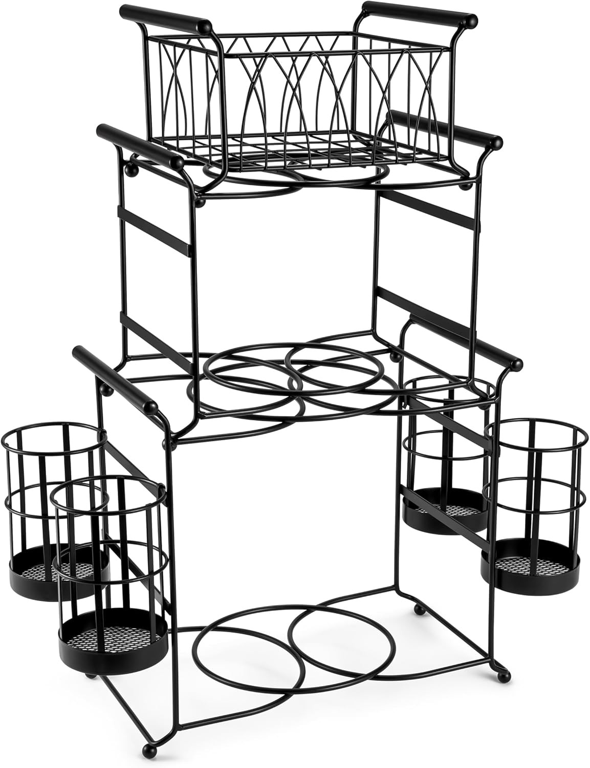 ® Buffet Caddy — 7-Piece Stackable Set Includes Plate, Napkin, and Silverware Ho