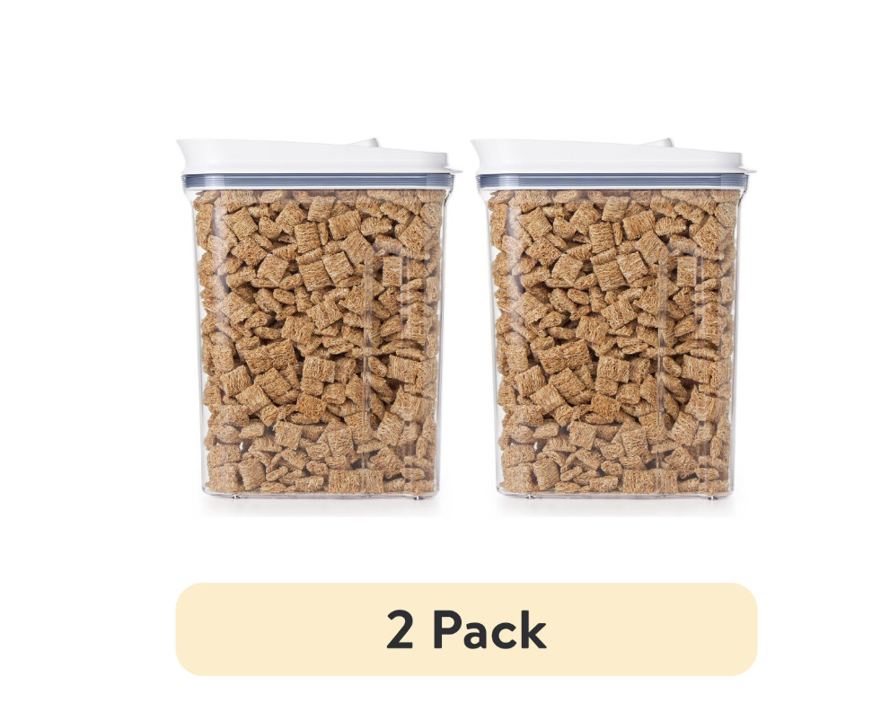 (2 pack) OXO Softworks POP Large Cereal Dispenser – 4.5 Qt