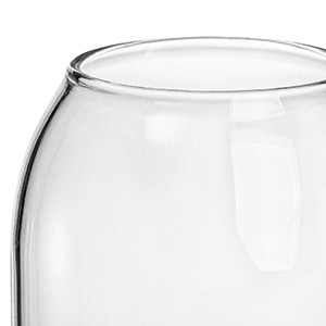 3 Pack Glass Storage Jar with Ball Cork Lid, Clear Glass Canisters with Cork
