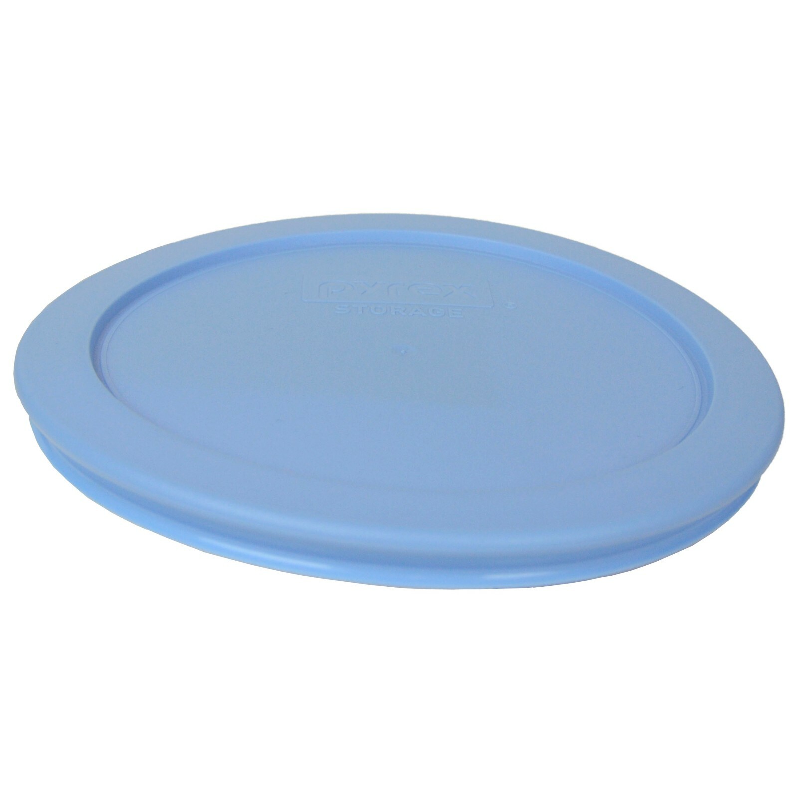 Pyrex 7201 4-Cup Glass Food Storage Bowl w/ 7201-PC Blue Cornflower Lid (4-Pack)