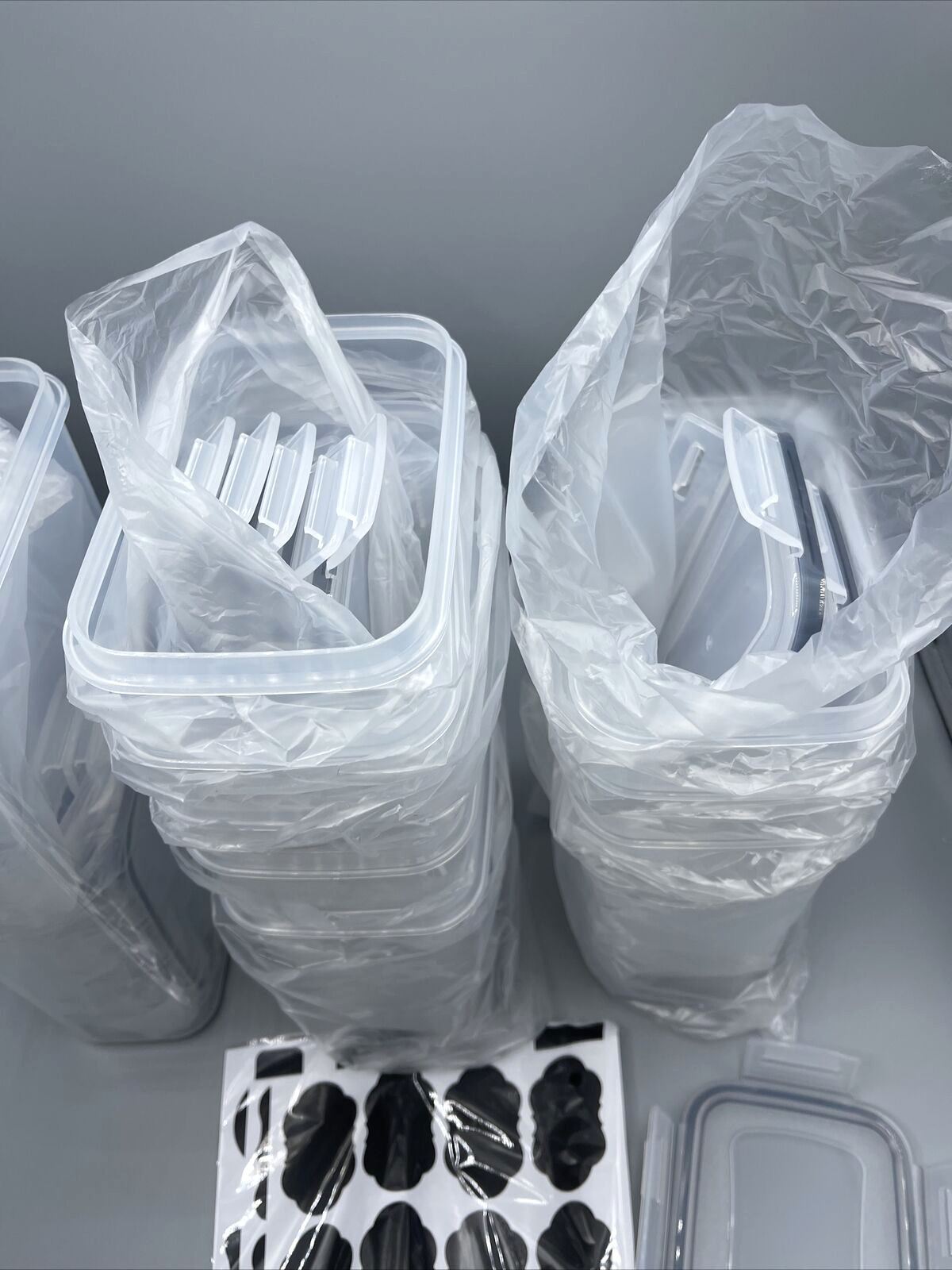 Airtight Food Storage Containers Set with Lids, 15pcs BPA Free Plastic