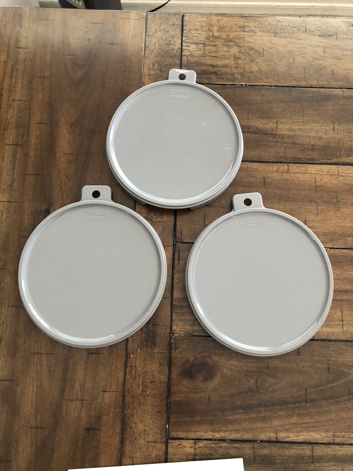 H Corningware (Pyrex) Lids Quantity 3 New As Pictured 1quart Rare
