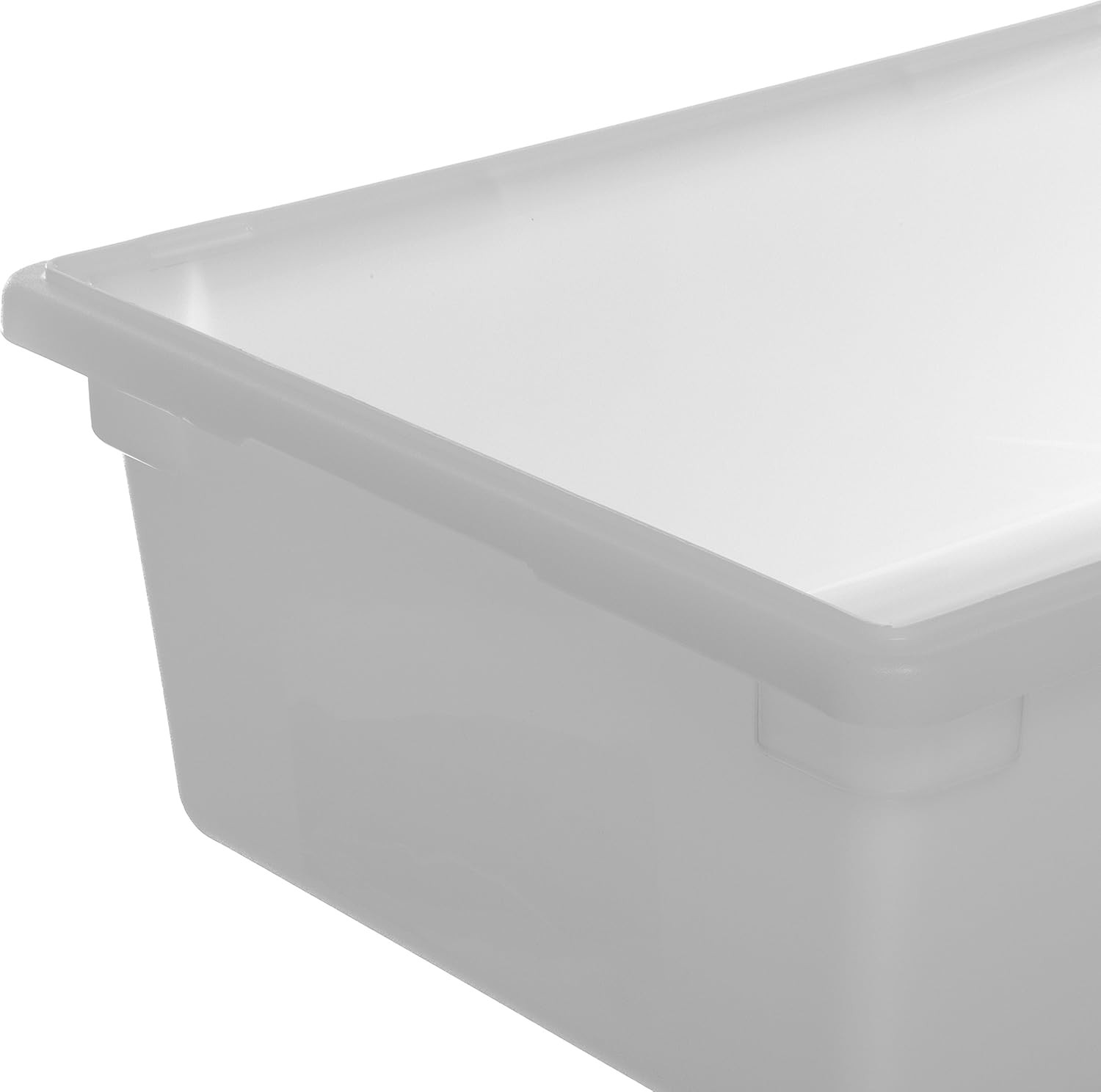 Storplus 12.5 Gallon Stackable Food Storage Containers – Pack of 4, White