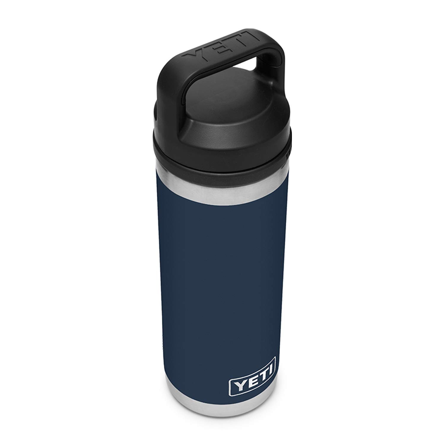 Yeti Rambler 18 Oz Bottle Vacuum Insulated Stainless Steel Chug Cap Navy