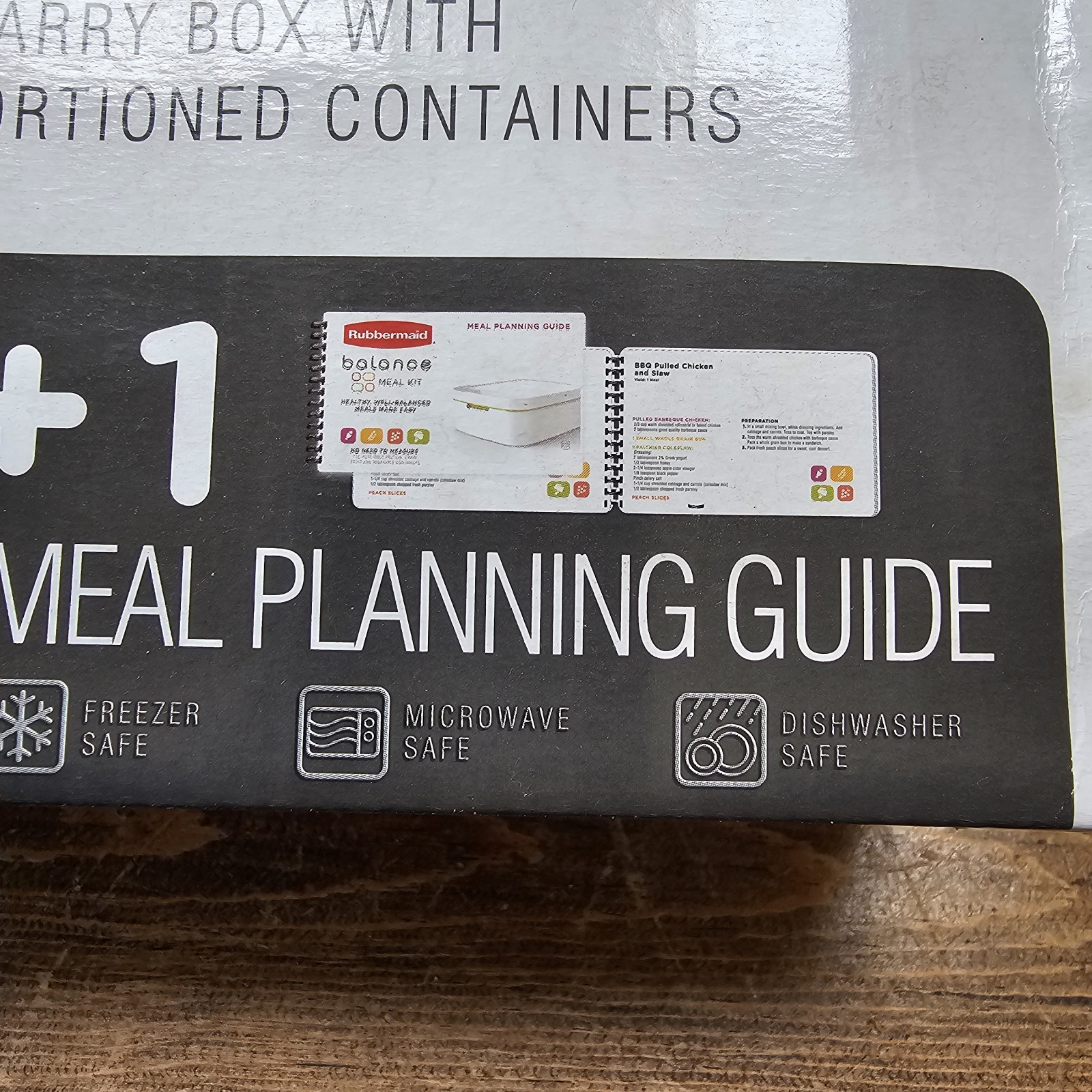 Rubbermaid Balance Meal Planning Kit 2 Kits New In Box Plus Meal Planning Guide