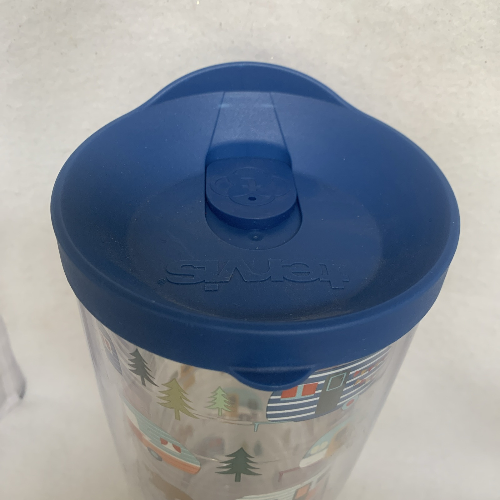 Tervis Trailer Bears Wrap 24 Oz. BPA Free Insulated Tumbler with Travel Lid EUC