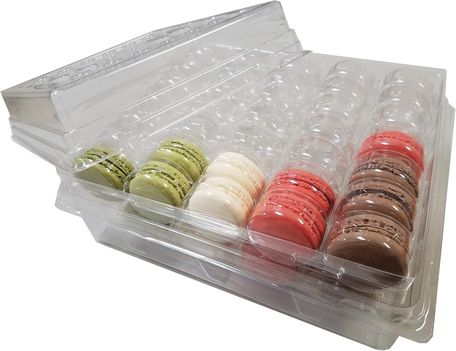 Pastry Chef’s Boutique French Macaron Complete 70 Macarons (x2), Clear