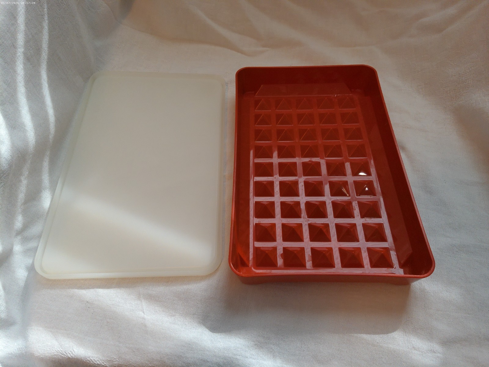 Tupperware Hot Dog Container Paprika VGUC