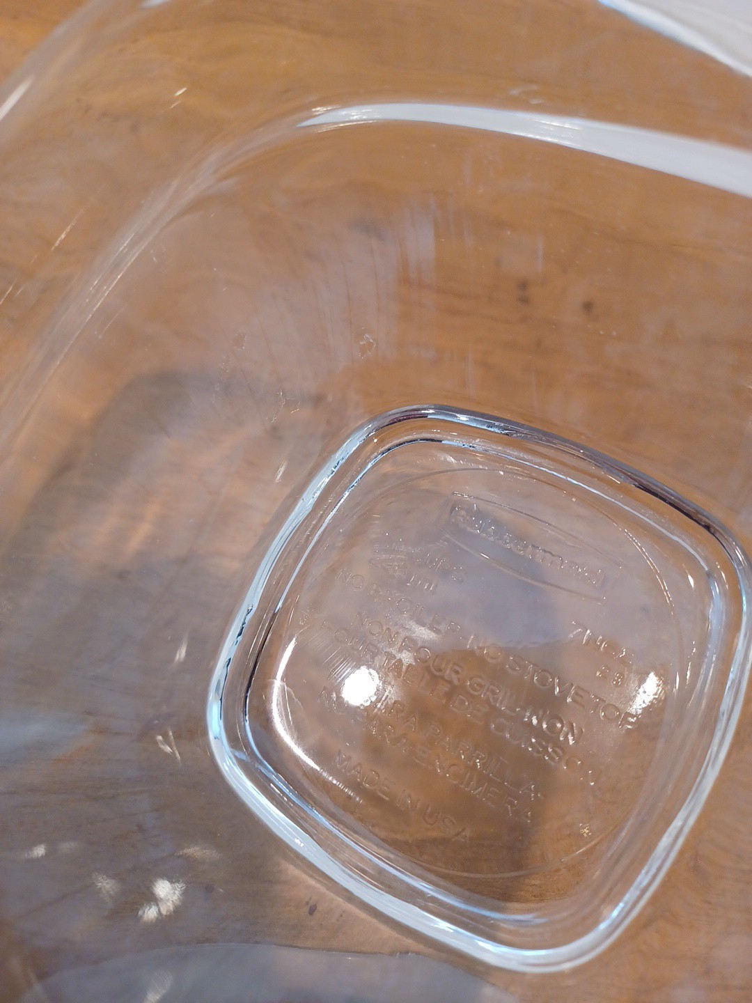 Rubbermaid Glass Storage Container 1 Cup Red Lid 7N68 Discontinued Easy Find Lid