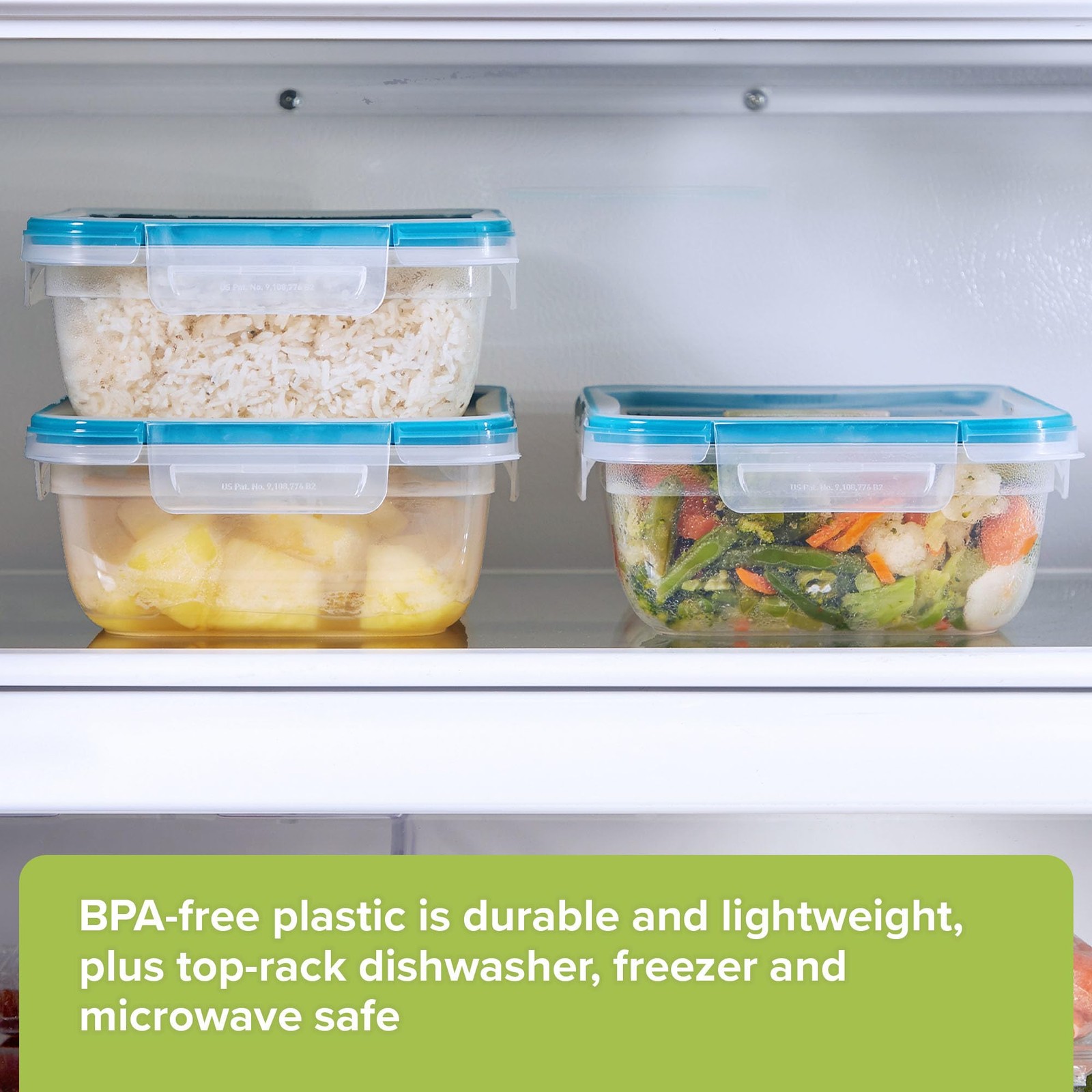 Snapware Total Solution 6-Pc Plastic Food Storage Containers Set with Lids, 8.5-