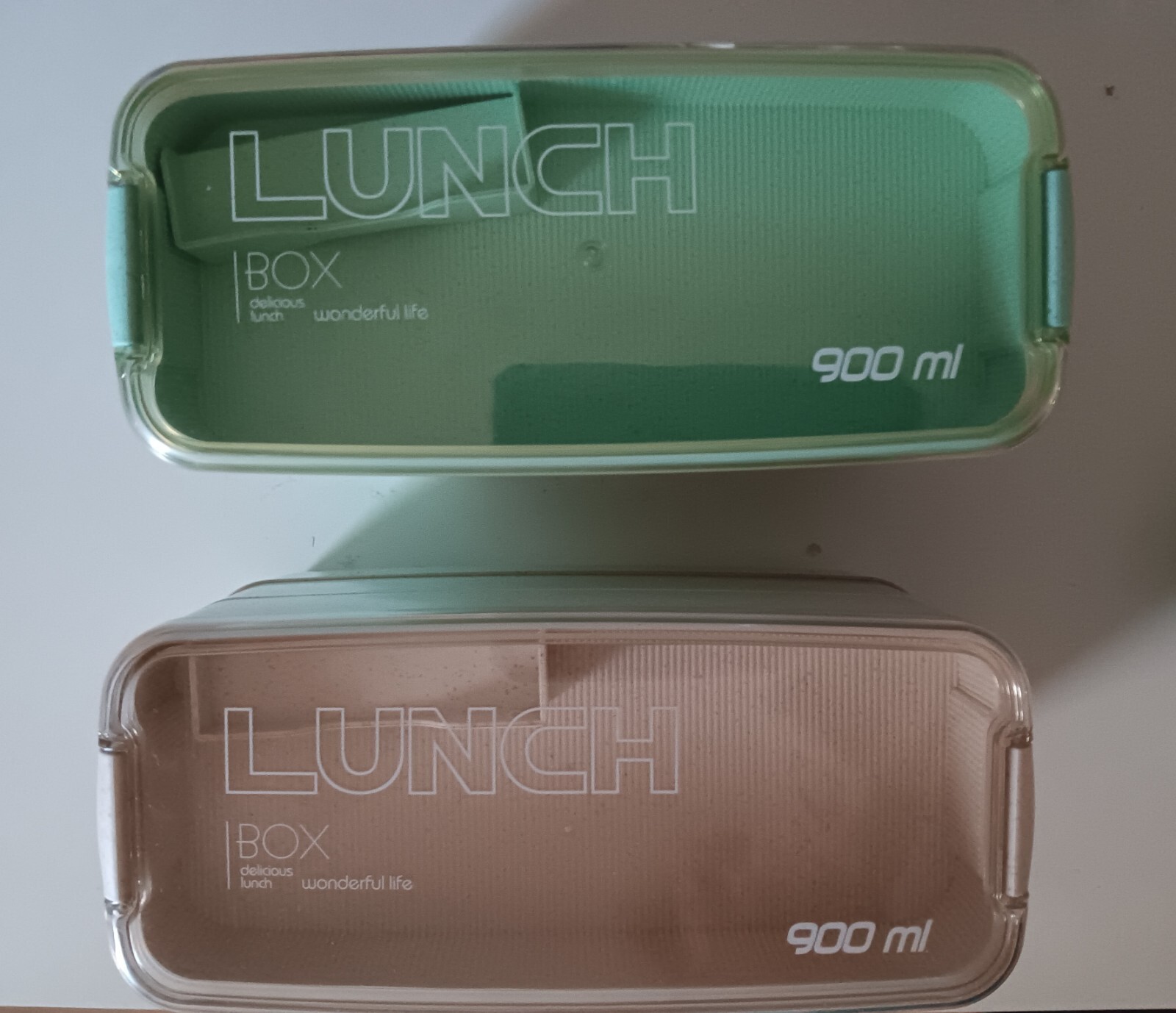 Bento Box for Adults, 3-In-1 Meal Prep Container, 900ML Japanese Lunch Beige
