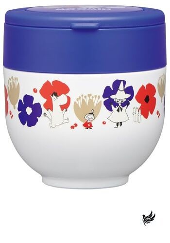 Skater Insulated/Cold-Preserved Rice Bowl Lunch Jar 540ml with Folding Handle