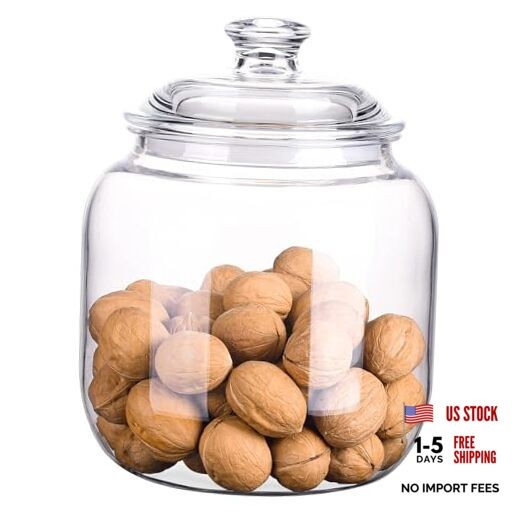 YUEJUM Unbreakable & Dishwasher Safe Airtight Food Storage Canister | 1 128 oz