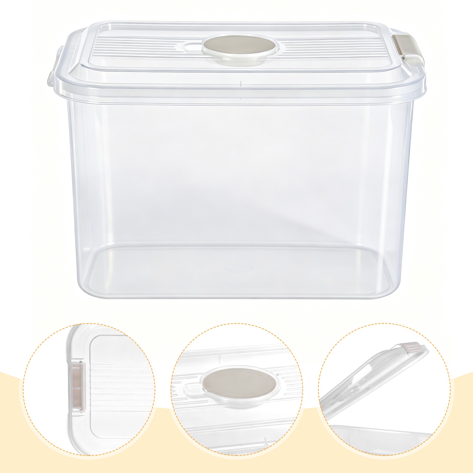 Flour Sugar Storage Container with Airtight Lids Plastic Food Storage Containers