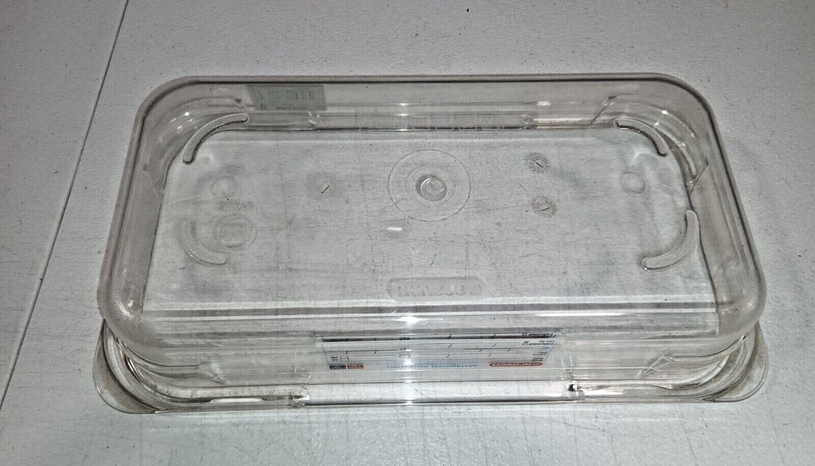 ARAVEN GN 1/3 h.65mm / 2,5″ 2,35 l./ 2,48qt Polycarbonate container without lid