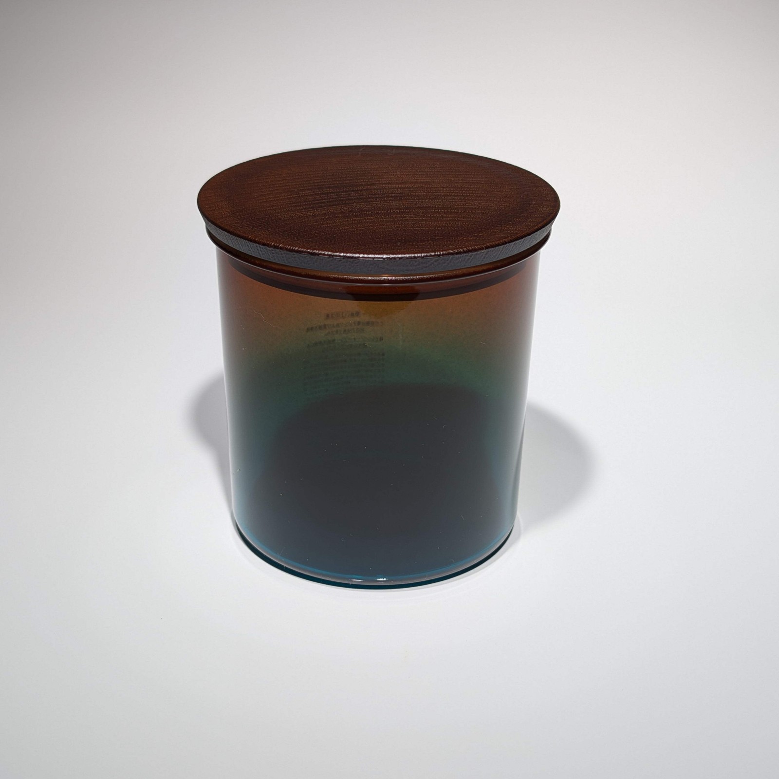 Gradient Round Storage Jar Brown Blue – Japanese Kitchen Storage