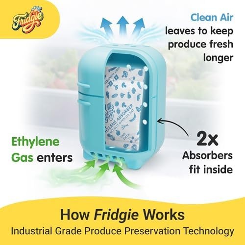 MESS The Fridgie! Produce Saver – Drastically Extends the Life of Your Fruits…