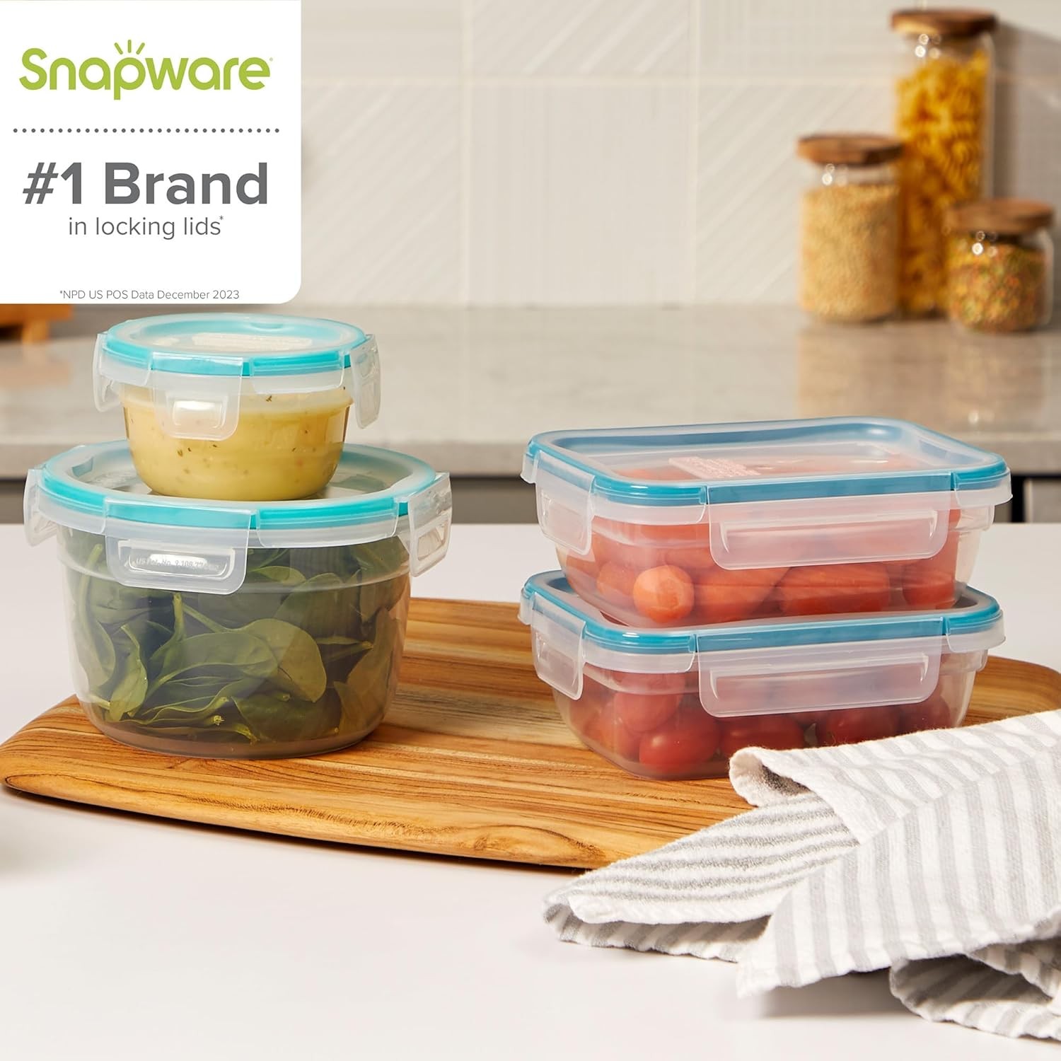 Snapware Plastic Total Solutions (10-Pack, Mixed Sizes) Food Storage Containers