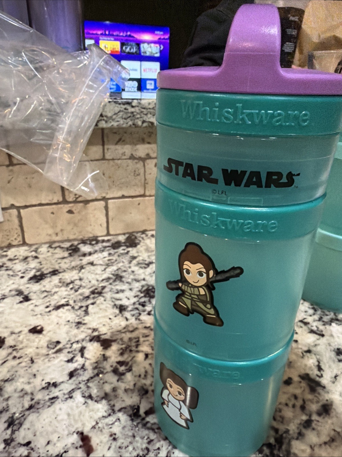 Whiskware Star Wars Stackable Snack Pack Containers