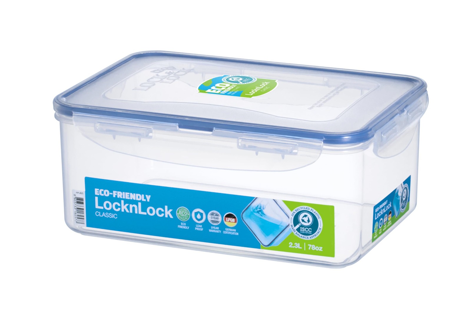 Lock & Lock Rectangular Food Container Tall 9.6Cup 78Fluid Ounces
