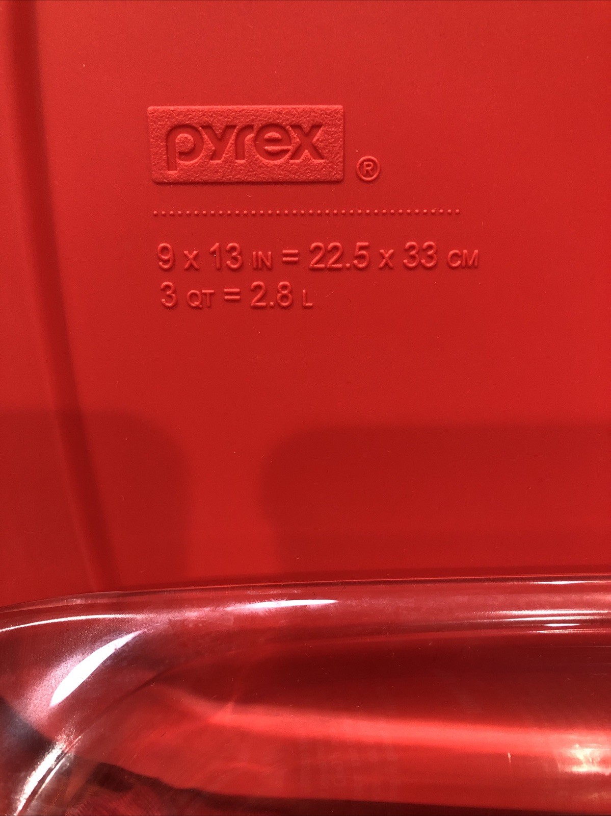 1 Set 3-QT Pyrex Glass Food Storage Containers Carrier Bag Bakeware Baking Dish