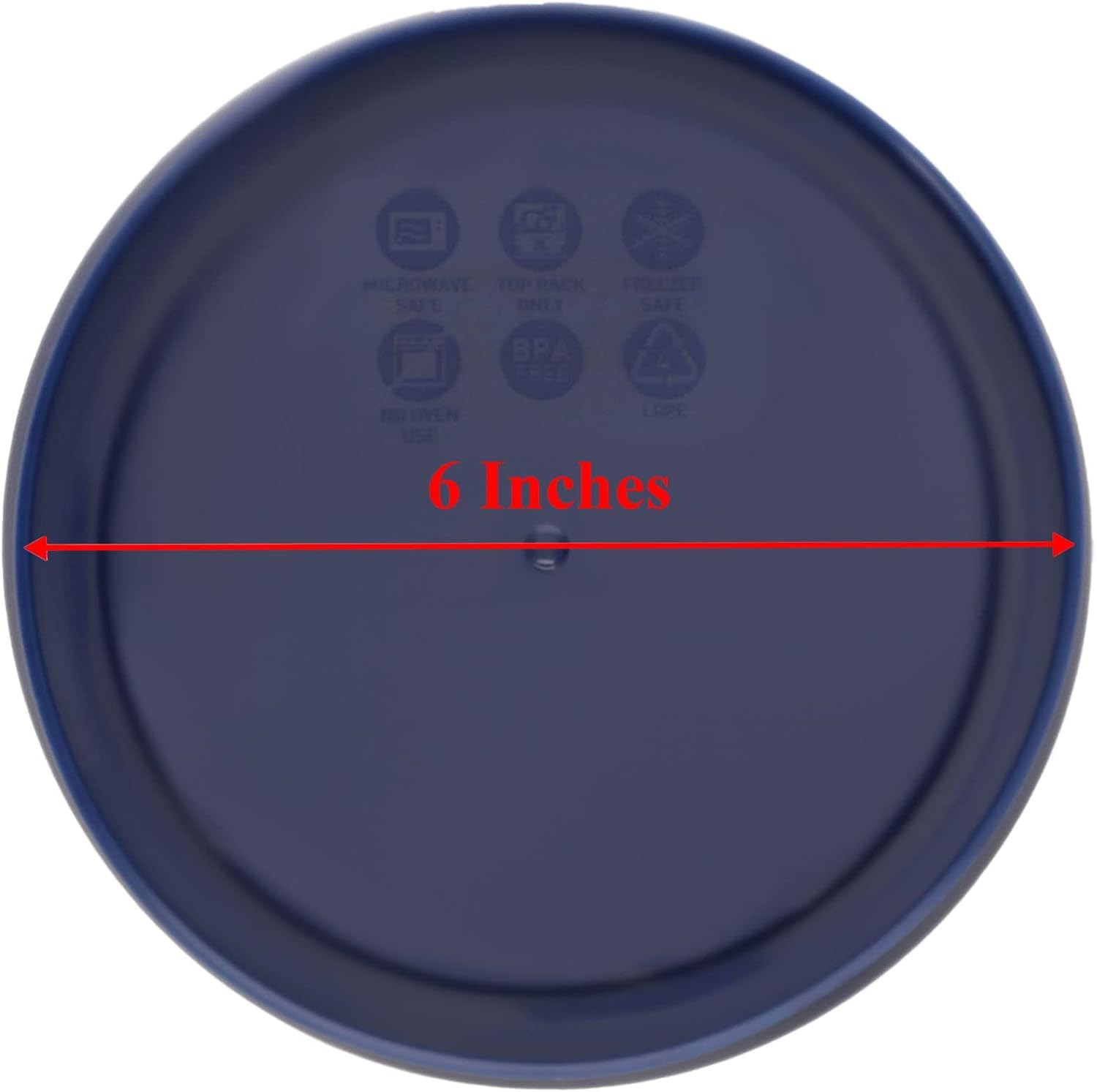 7201-PC 4 Cup Blue Food Storage Replacement Lid (4-Pack) – Made in USA