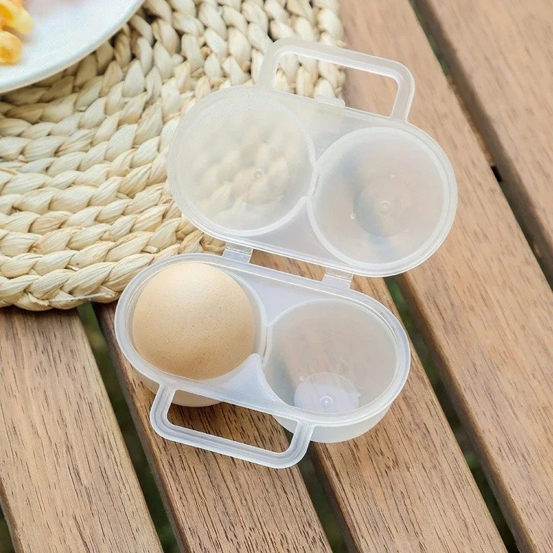 1 pc Portable Egg Storage Box – Durable and Compact for Travel or Kitchen Use