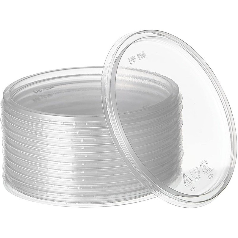 Clear PP Food Containers Soup Salad Fruits Sauces Airtight Storage 8-32oz New