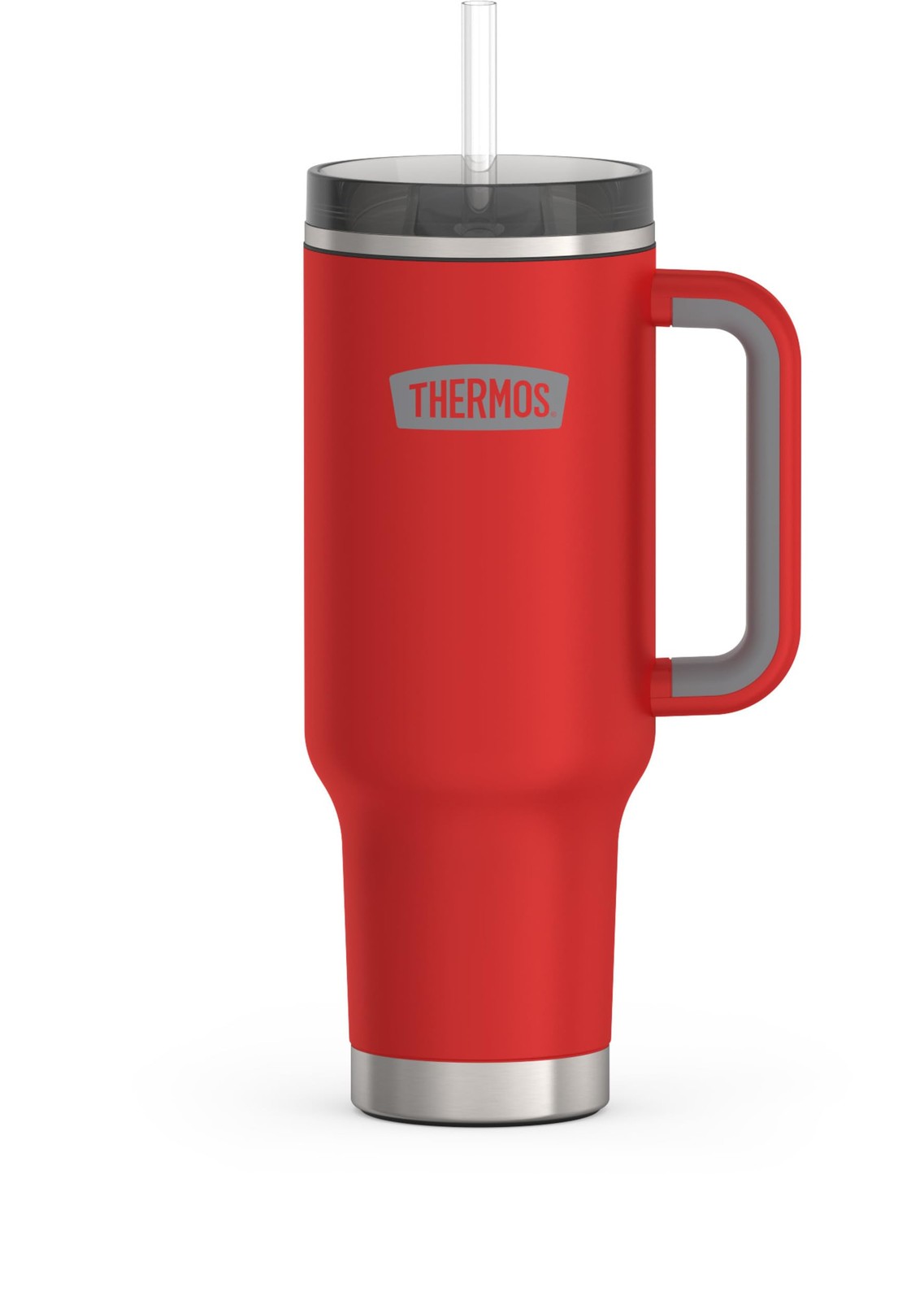 Thermos Stainless Steel Cup Holder Mug – 40 – Lid And Straw Plus