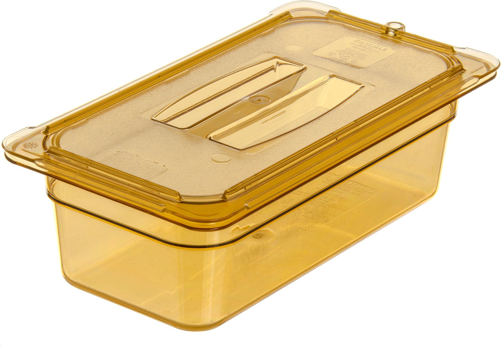 1/3 Size 4 Inch Deep High Heat Food Pan Amber Storplus Chafing Pan Catering