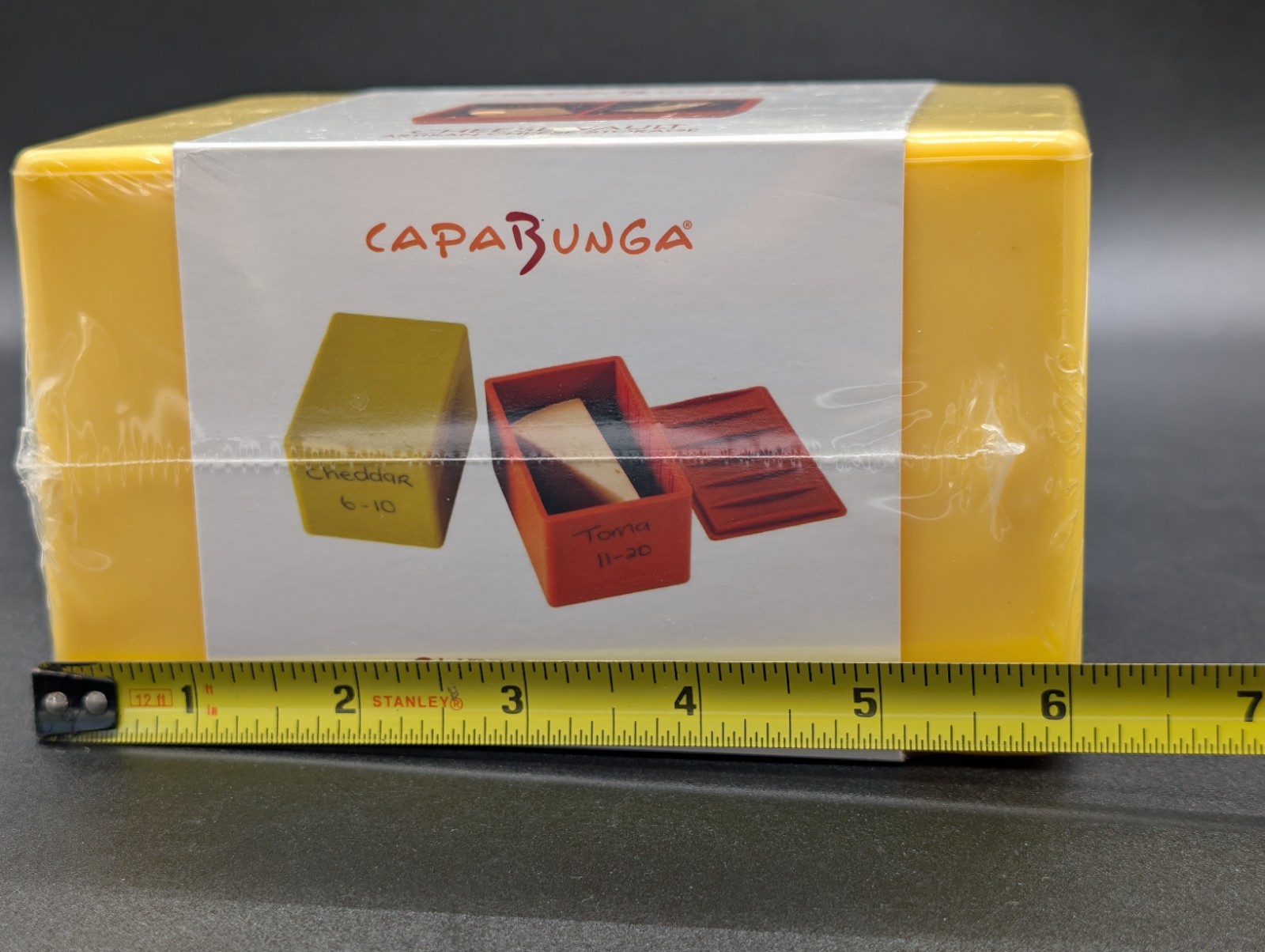 NEW SEALED CapaBunga Cheese Vault Yellow Cheese Storage