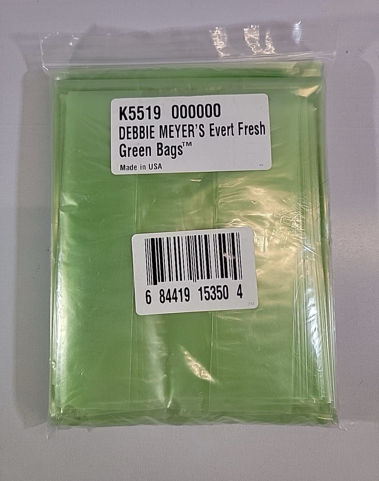 Debbie Meyer Evert Fresh Green Bags 50 Multi Size Produce Food Saver Storage